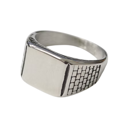 Stainless Signant Ring