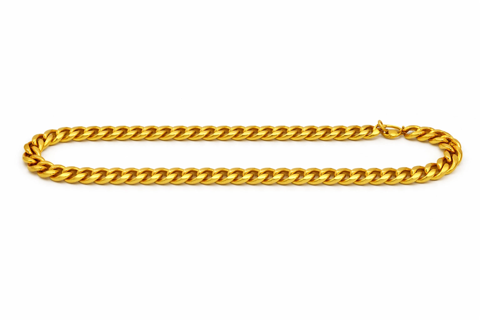 10mm Gold Cuban Curb Chain