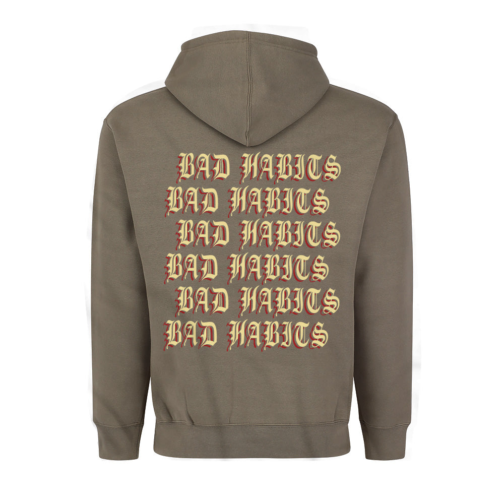 Bad Habits Brown Hoodie