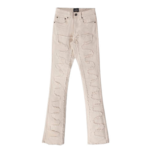 Stacked Distressed Mens Pants