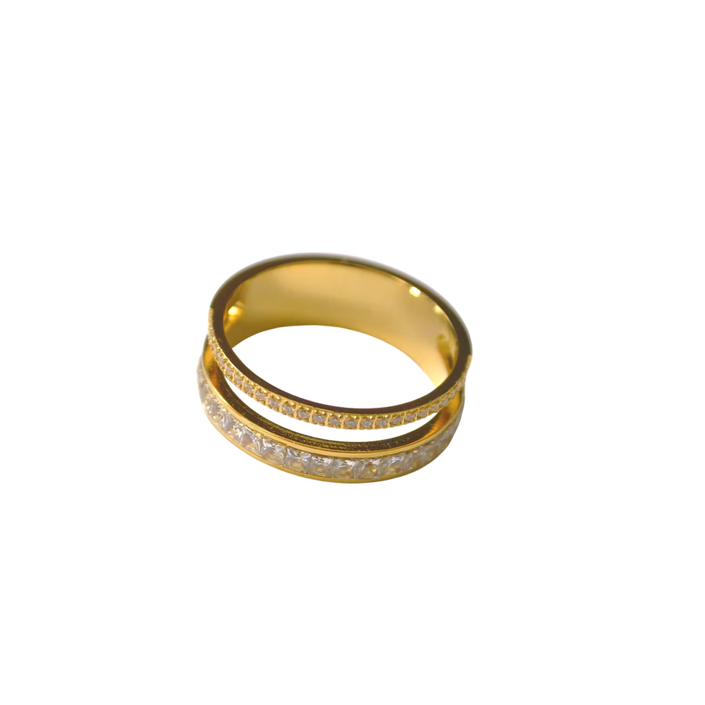 Stacked Diamond Ring