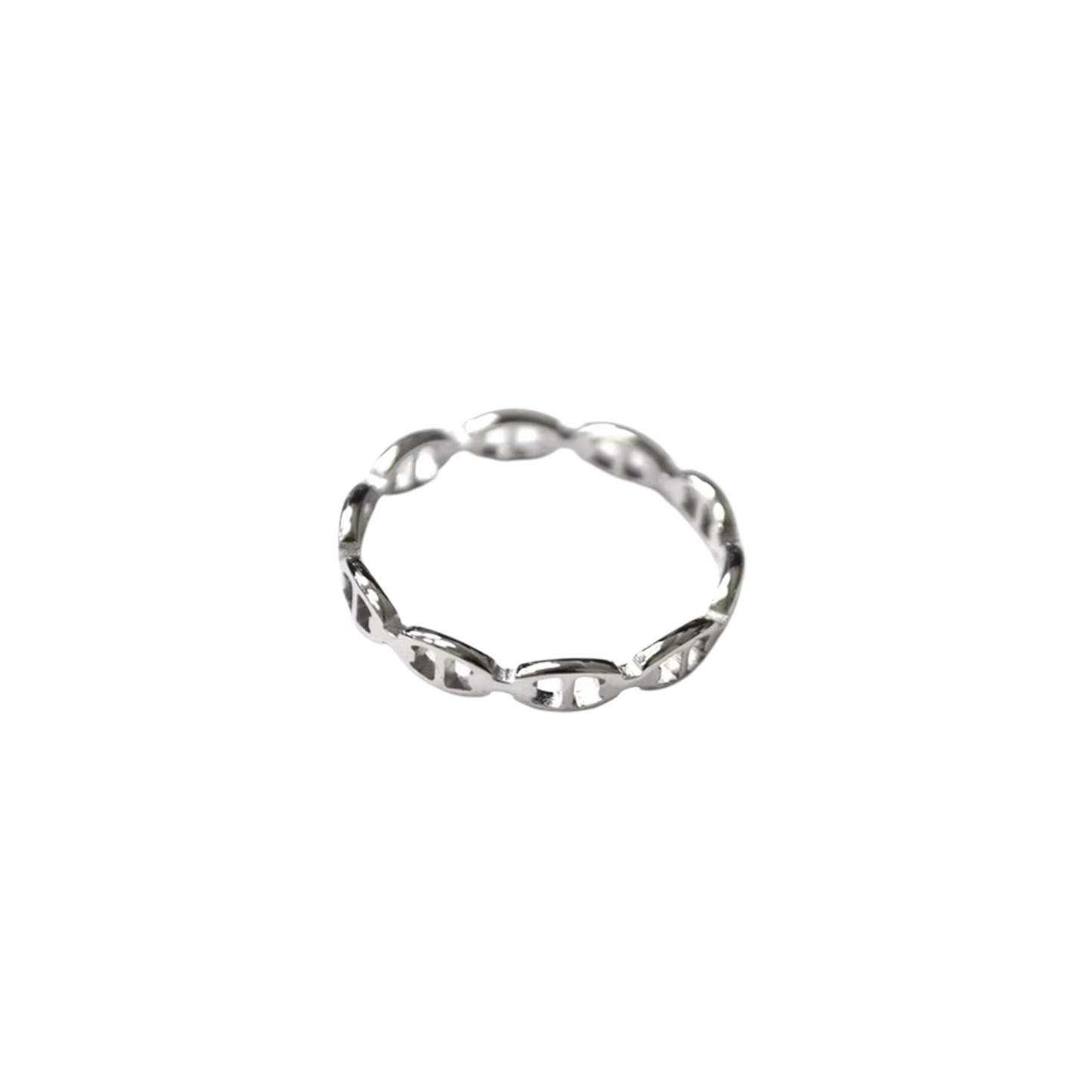 Silver Mariner Chain Ring
