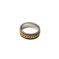 Black / Gold Fidget RIng