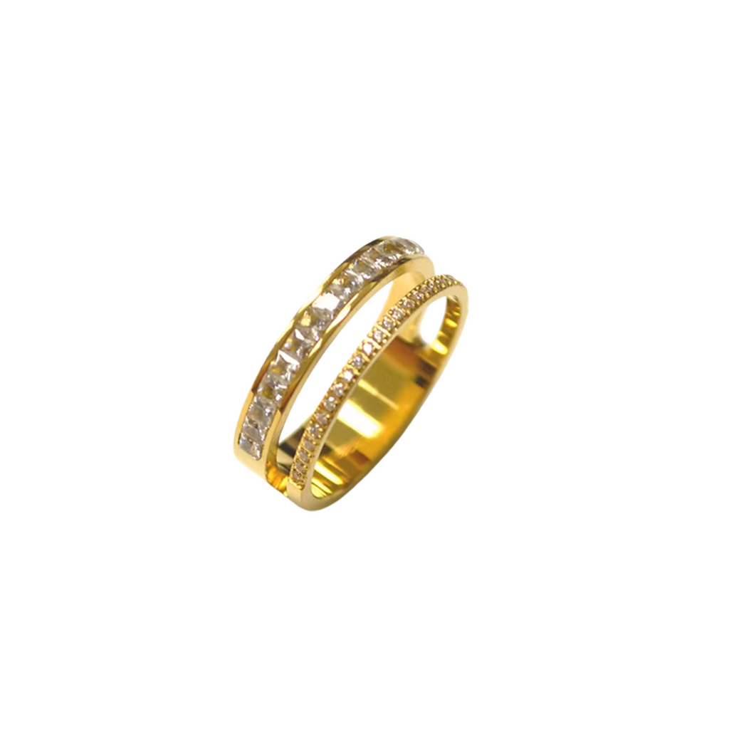 Stacked Diamond Ring