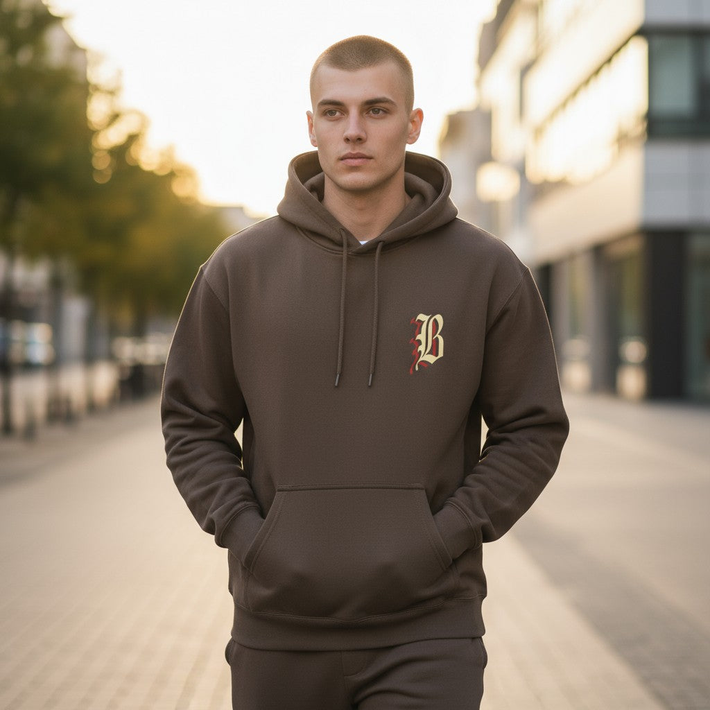 Bad Habits Brown Hoodie
