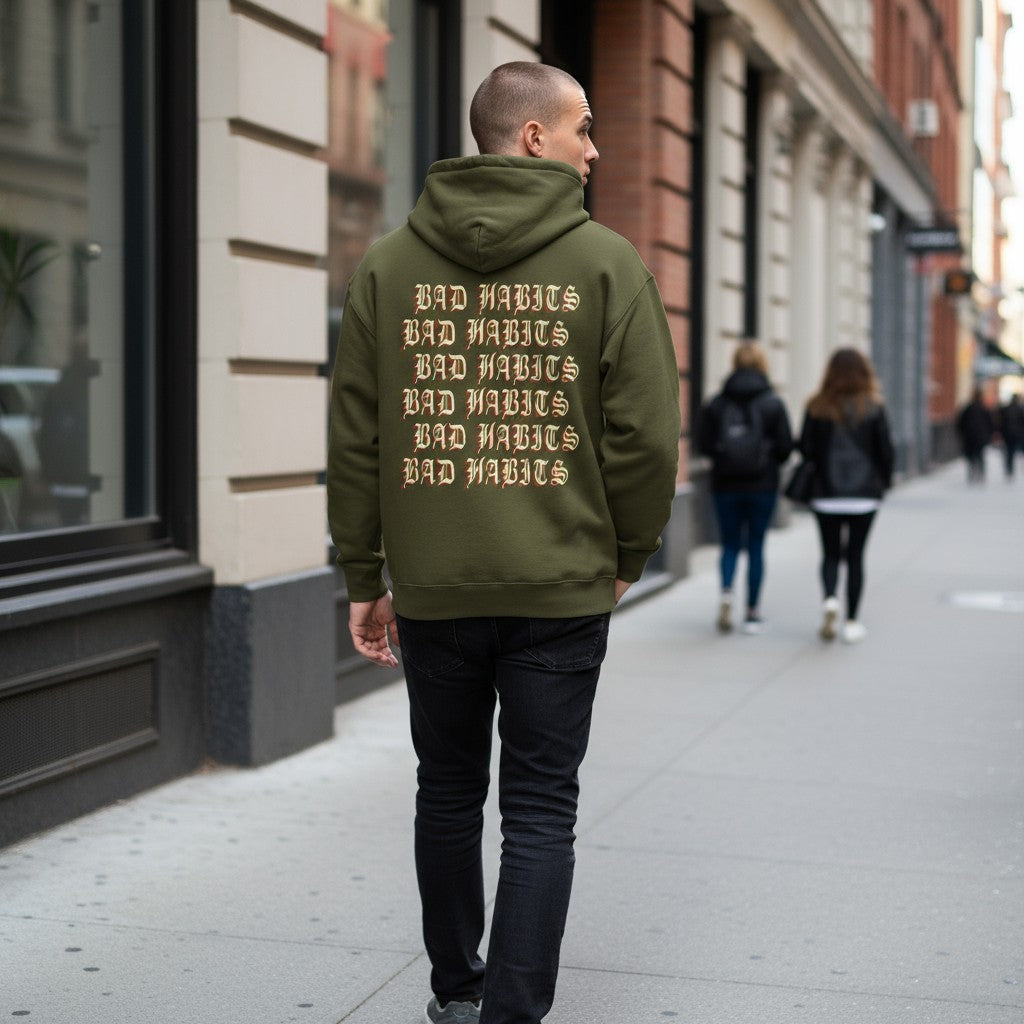 Bad Habits Olive Hoodie (Exclusive)