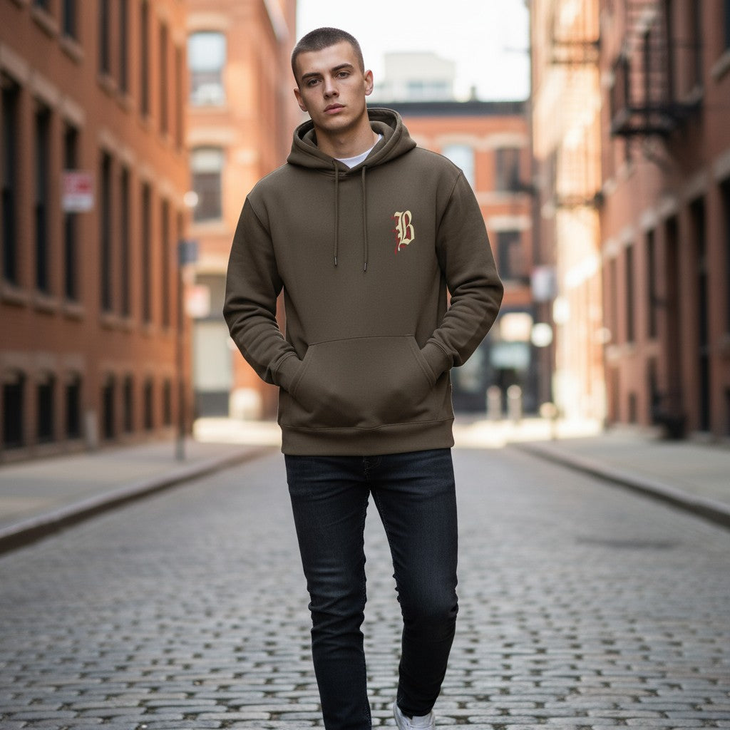 Bad Habits Brown Hoodie